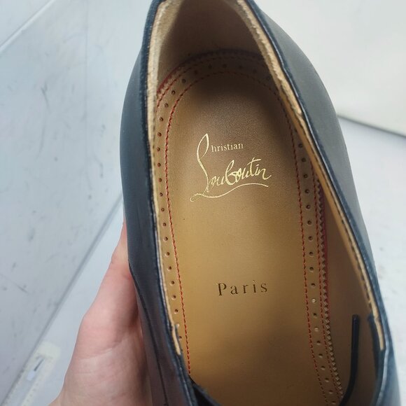 Christian Louboutin MENS Maltese Stud Black Derby Shoe main image 11